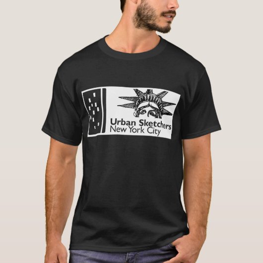 NYC Urban Sketchers T-shirt (Voorkant)