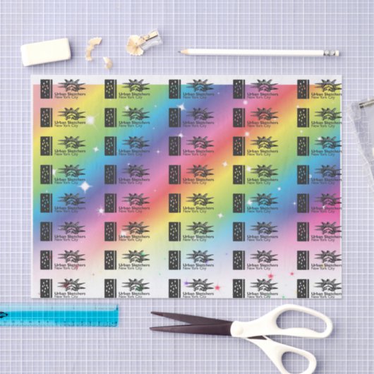 NYC Urban Sketchers Tissue Paper Tissuepapier (Craft)