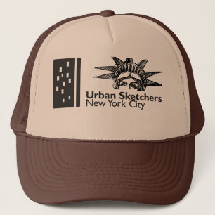 NYC Urban Sketchers Trucker Hat Trucker Pet