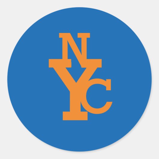 NYC V2-Sticker Ronde Sticker (Voorkant)