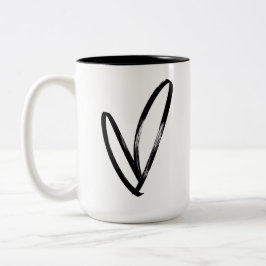 NYC Valentine’s Coffee Mug – Love in the City Tweekleurige Koffiemok