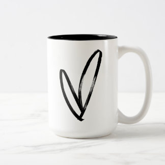 NYC Valentine’s Coffee Mug – Love in the City Tweekleurige Koffiemok