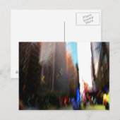 NYC Vertical Blur Briefkaart (Voorkant / Achterkant)