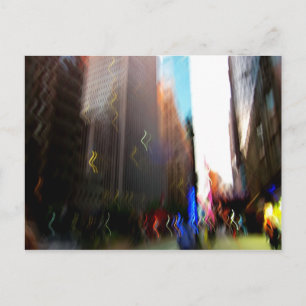 NYC Vertical Blur Briefkaart