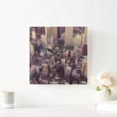 NYC VIERKANTE KLOK (Huis)