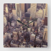 NYC VIERKANTE KLOK (Voorkant)