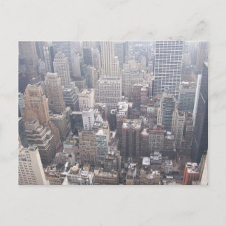 NYC View South Down 5th Avenue Briefkaart