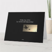 NYC Vintage Heks Halloween Kaart (Achterkant)