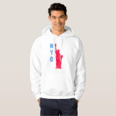 NYC Vrijheid Hoodie (Voorkant volledig)