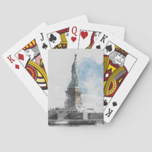 NYC Vrijheidsbeeld Poker Cards - Manhattan Land Pokerkaarten