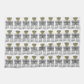 NYC Washington Square Arch Hanukkah Menorah Theedoek (Horizontaal)