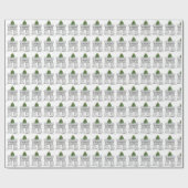 NYC Washington Square Arch Kerstmis New York City Cadeaupapier (Vlak)