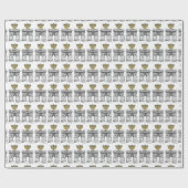 NYC Washington Square Chanoeka Menorah New York Cadeaupapier (Vlak)