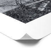 NYC-watertorens in Freak Oktober SneeuwStorm Poster (Hoek)