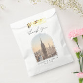 NYC Wedding Empire State Foto Dank u Bedankzakje (Gezegeld)