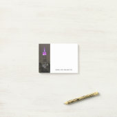 NYC wolkenkrabber bij nacht Post-it® Notes (Op bureau)