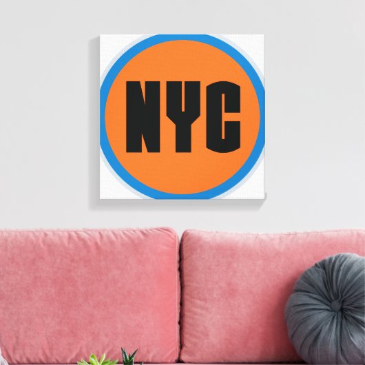 NYC Wrapped Canvas Afdruk (Insitu (Woonkamer))