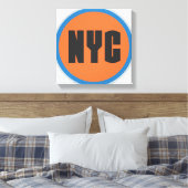 NYC Wrapped Canvas Afdruk (Insitu (Slaapkamer))