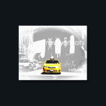 Nyc Yellow Taxi Brooklyn Bridge Pop Art Afbeelding Canvas Afdruk<br><div class="desc">New York City Nyc Yellow Taxi Brooklyn Bridge Pop Art Afbeelding</div>