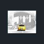 Nyc Yellow Taxi Brooklyn Bridge Pop Art Afbeelding Canvas Afdruk<br><div class="desc">New York City Nyc Yellow Taxi Brooklyn Bridge Pop Art Afbeelding</div>