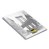Nyc Yellow Taxi New York City Brooklyn Bridge Play Notitieboek (Rechterzijde)