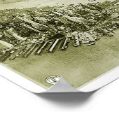 NYC, zoals ontworpen door Howard Roark Poster (Hoek)