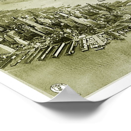 NYC, zoals ontworpen door Howard Roark Poster (Hoek)