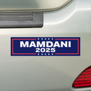 NYC Zohran Mamdani voor burgemeester 2025 Bumpersticker