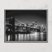 NYC zwart-wit Briefkaart (Voorkant)