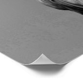 NYC Zwart Wit Vrijheidsbeeld Kunstfoto Poster (Hoek)