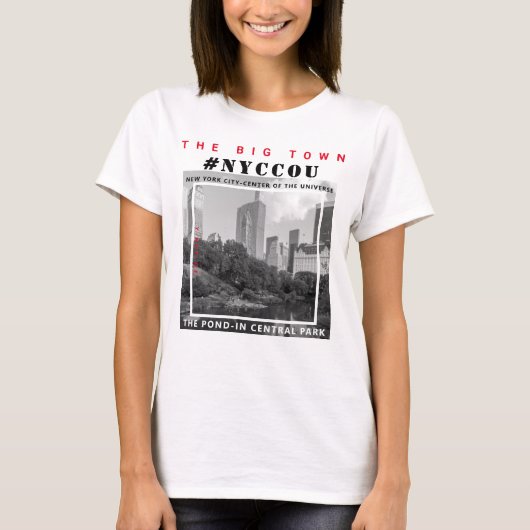 NYCCOU CENTRAL PARK VIJVER T-SHIRT (Voorkant)