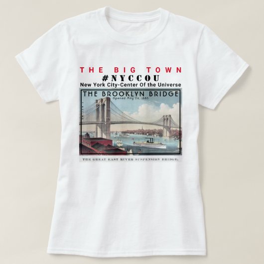 NYCCOU DE GROTE STAD BB T-SHIRT (Design voorkant)