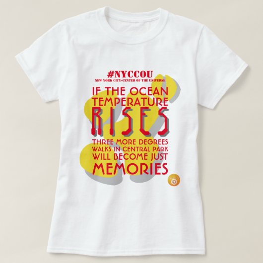 NYCCOU DRIE MEER GRADEN 2 T-shirt (Design voorkant)