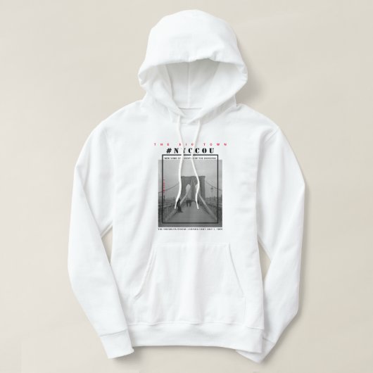 NYCCOU #NYCCOU BROOKLYN BRIDGE HOODIE (Design voorkant)