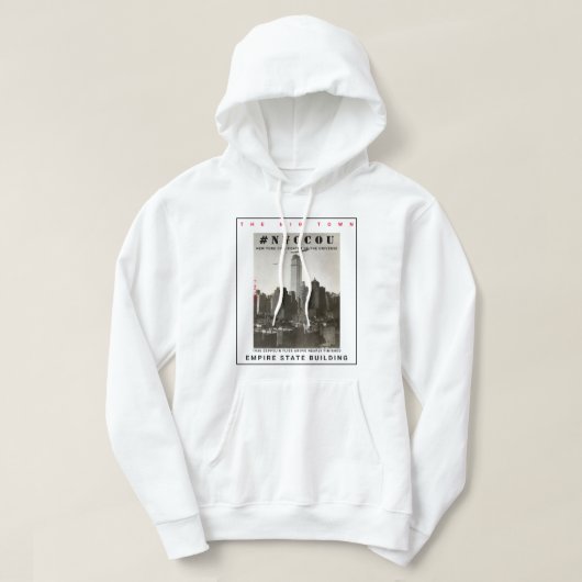 NYCCOU #NYCCOU EMPIRE STATE4A HOODIE (Design voorkant)