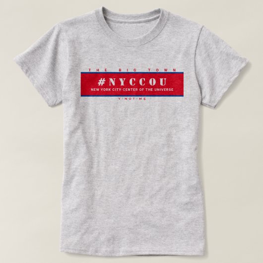 NYCCOU #NYCCOU rb T-shirt (Design voorkant)