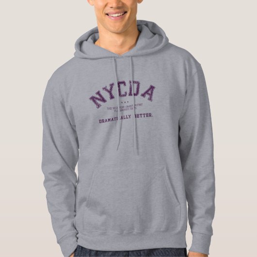 NYCDA Heather Gray Hoodie (Voorkant)