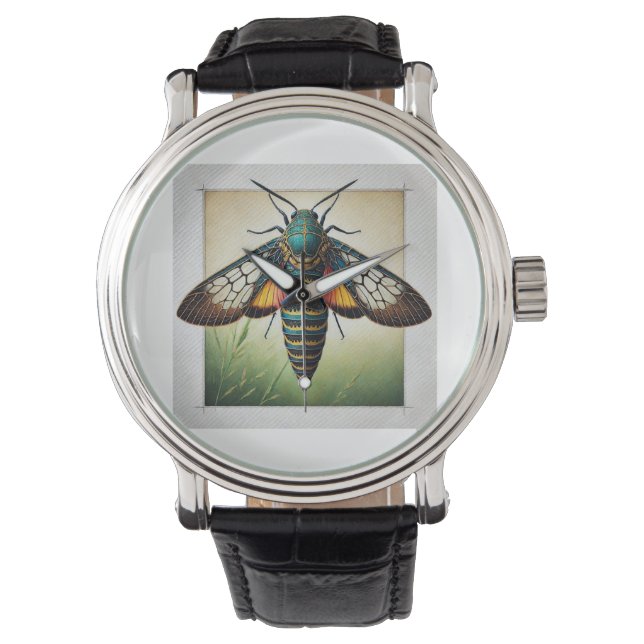 Nyceryx 240824IREF210 - Watercolor Horloge (Voorkant)