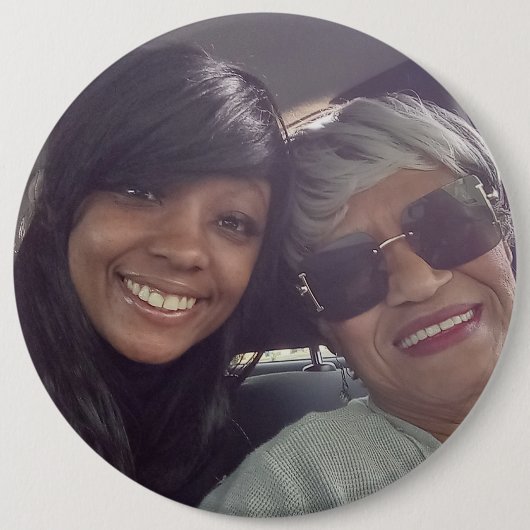 Nycia&Billie Ronde Button 6,0 Cm (Voorkant)