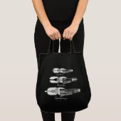 Nyckelharpa boodschappentas tote bag (Voorkant (product))