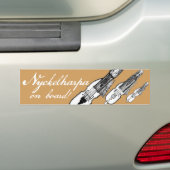 Nyckelharpa-bumpersticker Bumpersticker (Op auto)