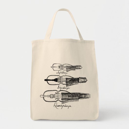 Nyckelharpa-kruidzak Tote Bag (Voorkant)