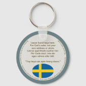 Nyckelring — Safe Sleutelhanger (Achterkant)