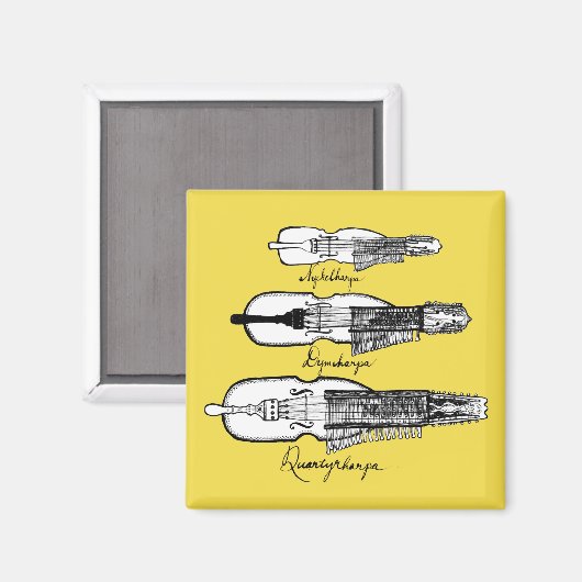 Nyckleharpa magneet (Voorkant / Achterkant)