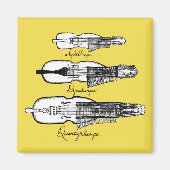 Nyckleharpa magneet (Voorkant)