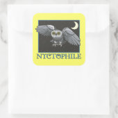 Nyctofiel Vierkante Sticker (Tas)