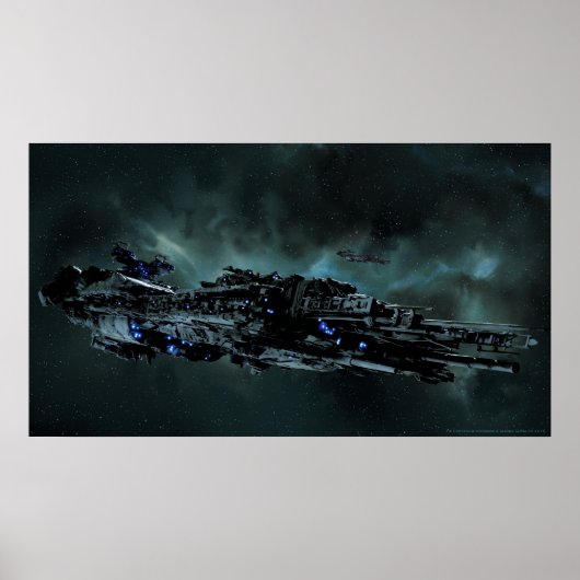 Nydenion Battleship Tucana op Sytaris Poster (Voorkant)