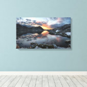 Nydiver Lakes Sunrise 2 - Ansel Adams Wilderness Canvas Afdruk (Insitu (Houten vloer))