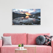 Nydiver Lakes Sunrise 2 - Ansel Adams Wilderness Canvas Afdruk (Insitu (Woonkamer))