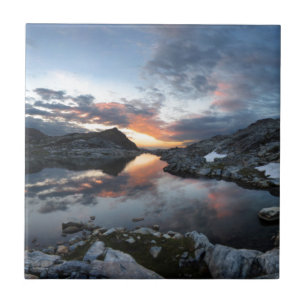 Nydiver Lakes Sunrise - Ansel Adams Wilderness Tegeltje